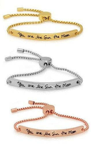 You Are The Sun The Moon Bracelet with Gift Box
