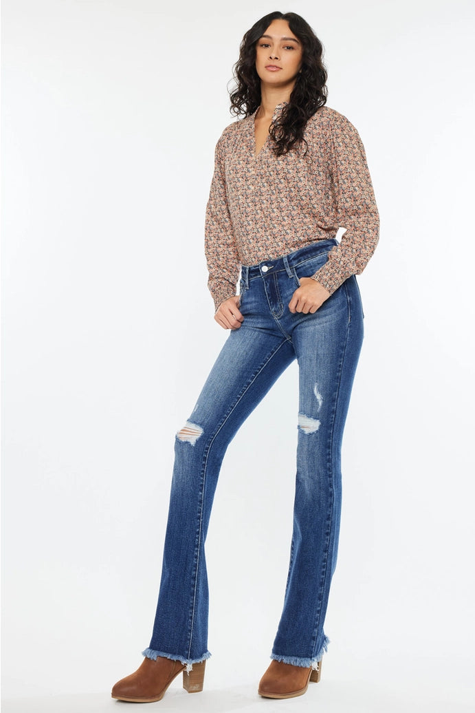 Kan Can Open Pack Low Rise Baby Bootcut Jeans