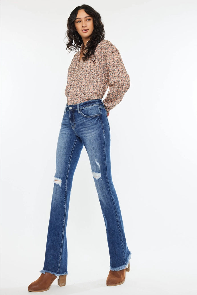 Kan Can Open Pack Low Rise Baby Bootcut Jeans