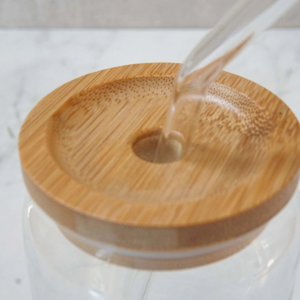 Spring Garden with Butterflies, Flowers and Lady Bugs 16 Oz. Glass Cup