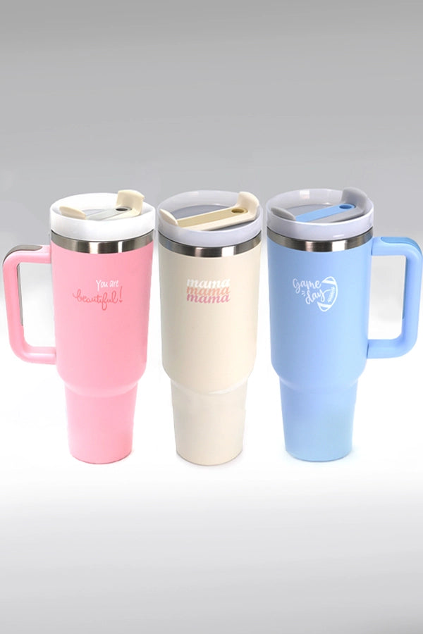GAME DAY 40 oz. Stainless Steel Tumbler