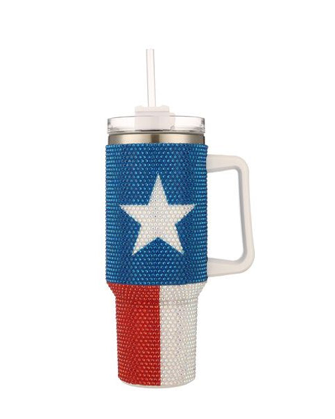 Texas Flag 40 oz. Bling Tumbler