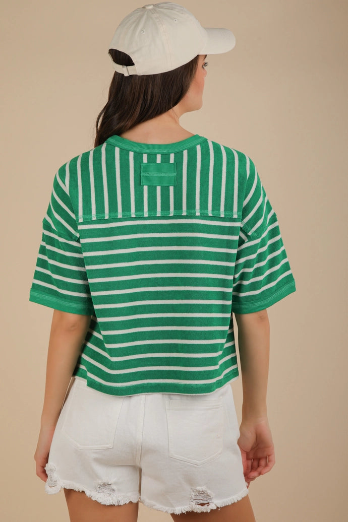 Oversized Stripe Casual Comfy Knit Top