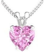 Heart CZ Necklace in Prince Charming Keepsake Box