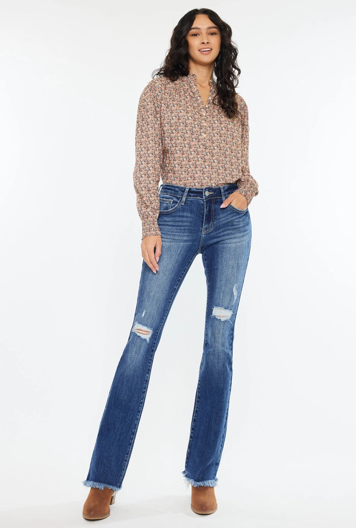 Kan Can Open Pack Low Rise Baby Bootcut Jeans