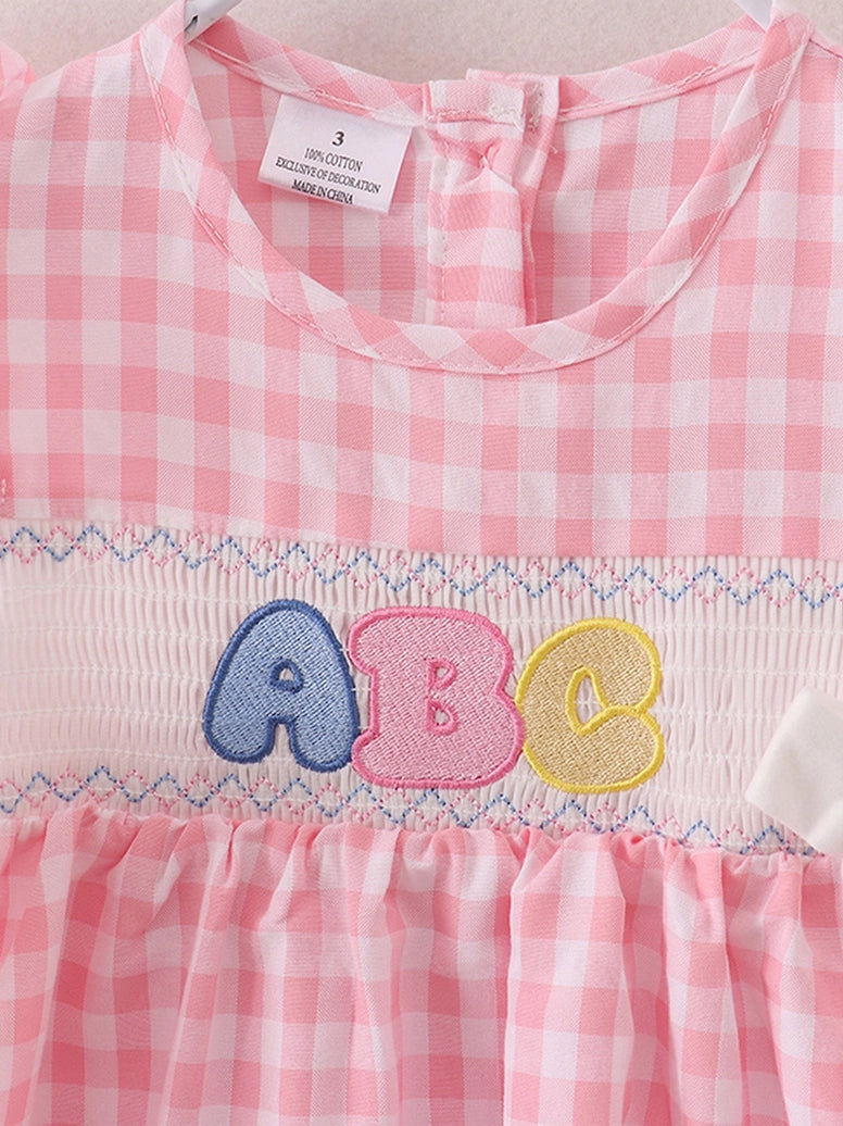 ABC Applique Dress