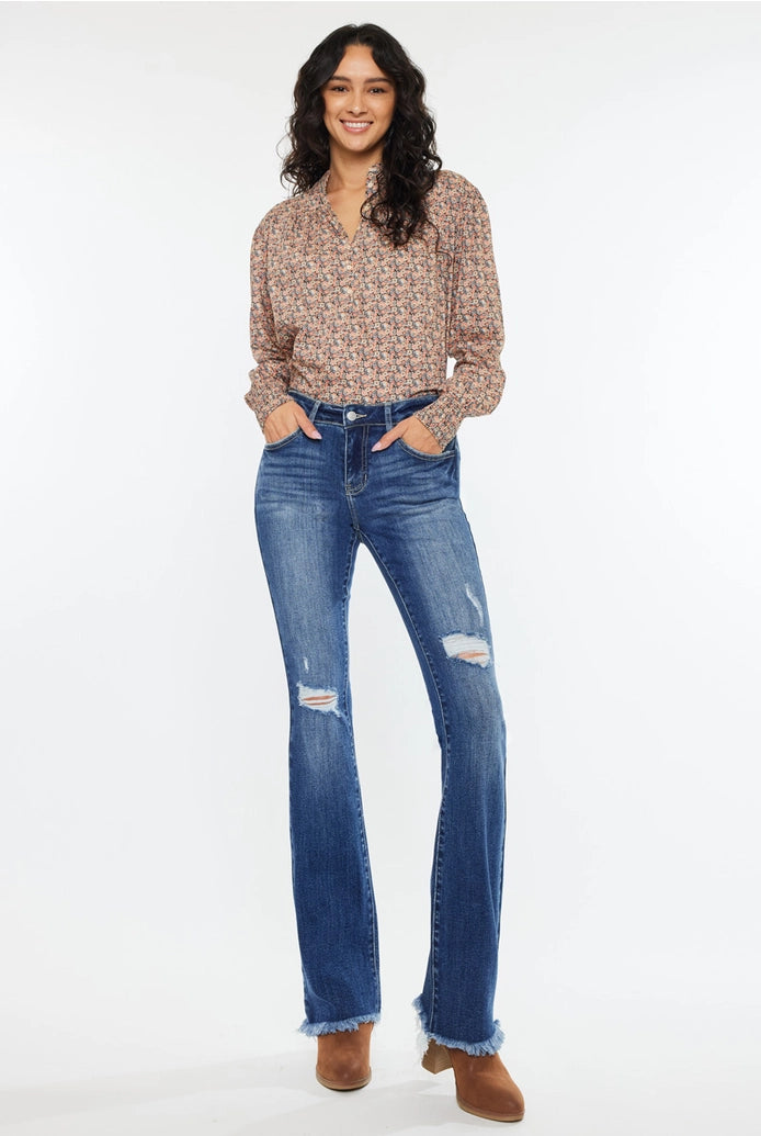 Kan Can Open Pack Low Rise Baby Bootcut Jeans