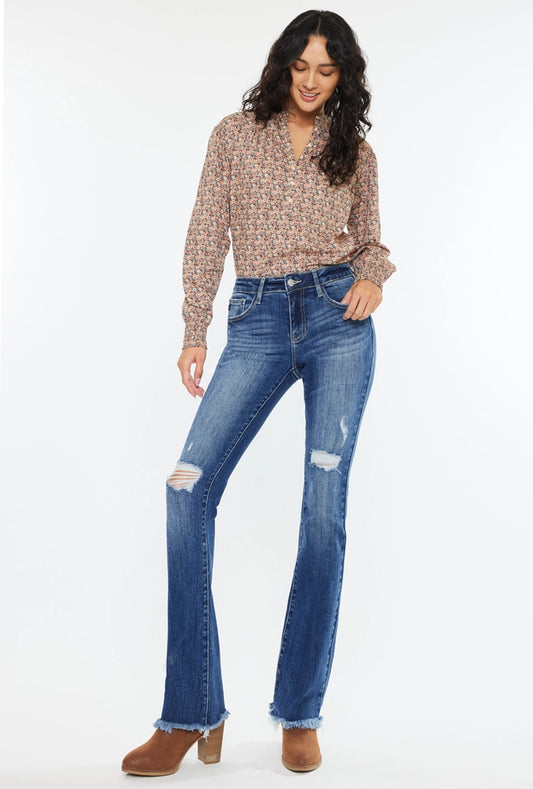 Kan Can Open Pack Low Rise Baby Bootcut Jeans