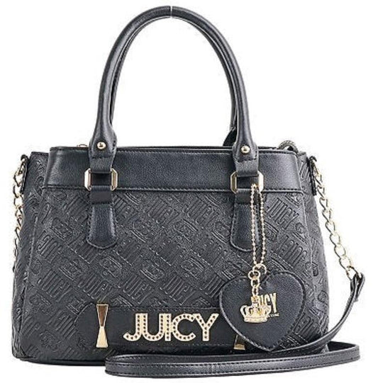 ﻿Juicy Satchel Handbag w Keychain