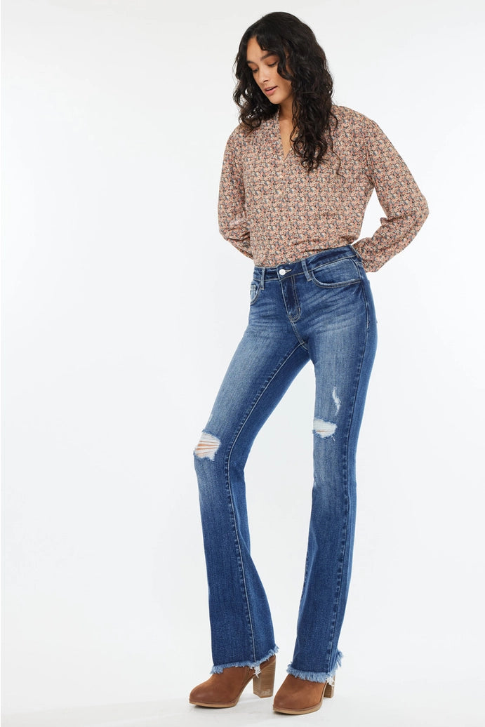 Kan Can Open Pack Low Rise Baby Bootcut Jeans
