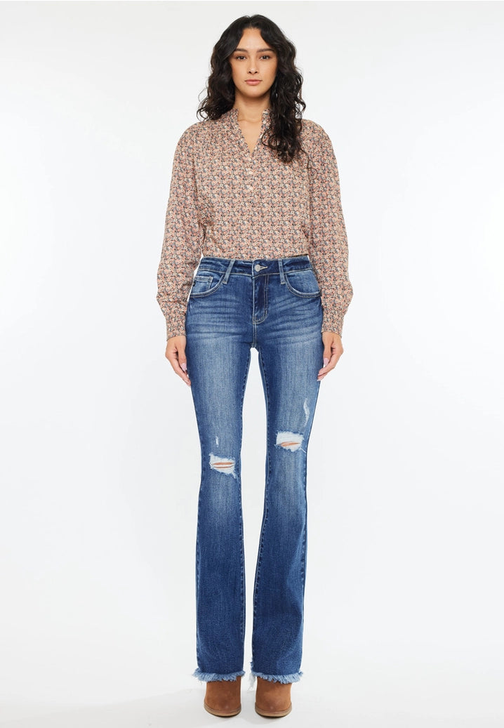 Kan Can Open Pack Low Rise Baby Bootcut Jeans